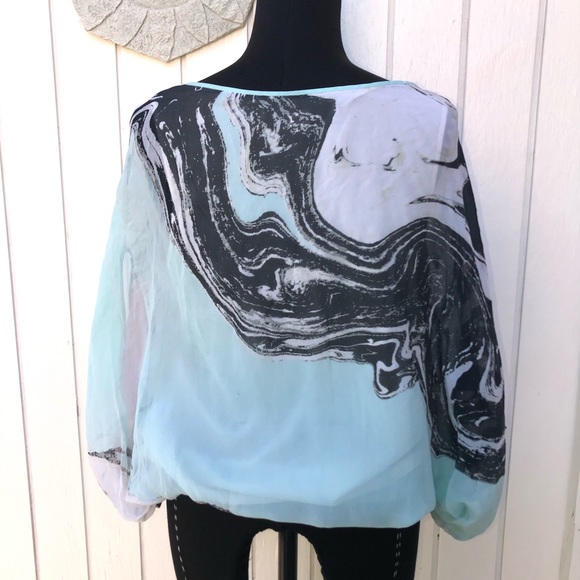DVF Diane Von Furstenberg silk Robyn blouse EUC - Picture 3 of 15